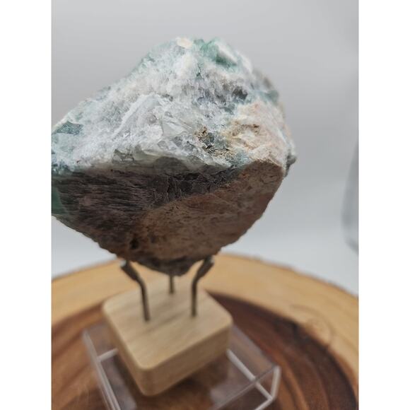 Raw Chunk Fluorite 1.27lb With Stand - Picture 6 of 10